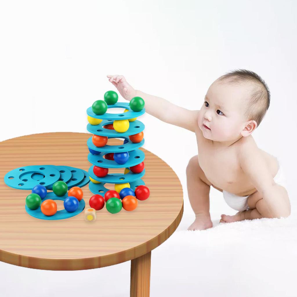 🌈 Plastic Balancing ball tower game  ⚾