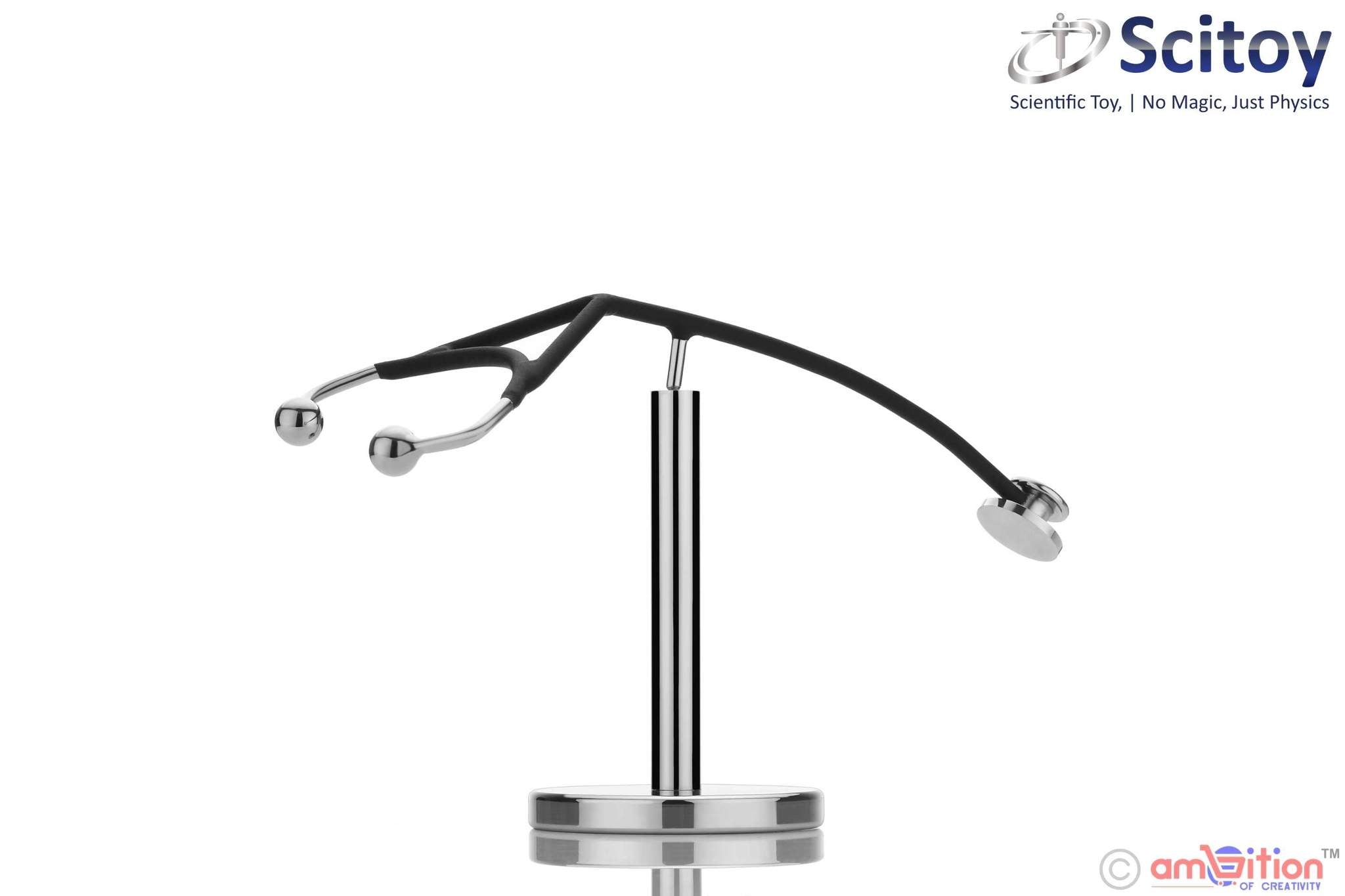 Stainless steel point balanced stethoscope for Meditation, Entertainment, Office - Home decorations and Gift.