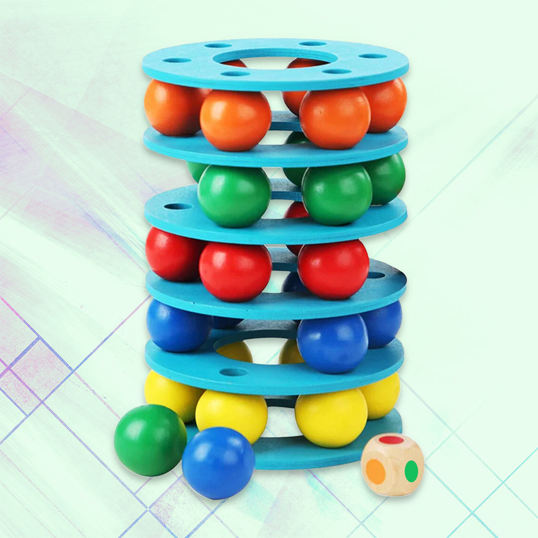 🌈 Plastic Balancing ball tower game  ⚾
