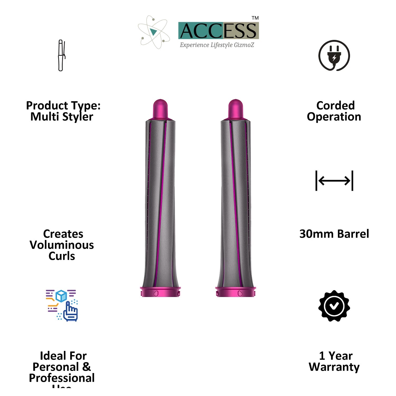 Dyson Airwrap Long Barrel Attachment