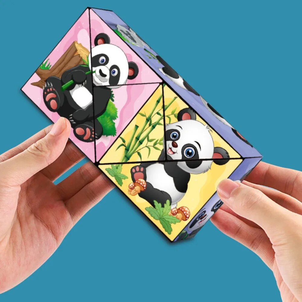 ✨Magic Cube For Kids - 3d Panda Cube🔥