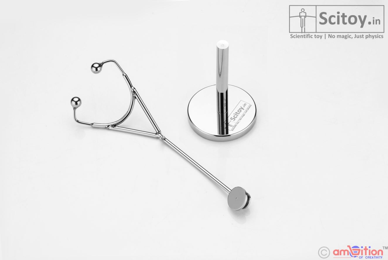 Stainless steel point balanced stethoscope for Meditation, Entertainment, Office - Home decorations and Gift.