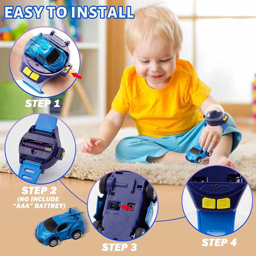 ⌚Watch Remote Control Car🏎️Mini Interactive Racing Toy