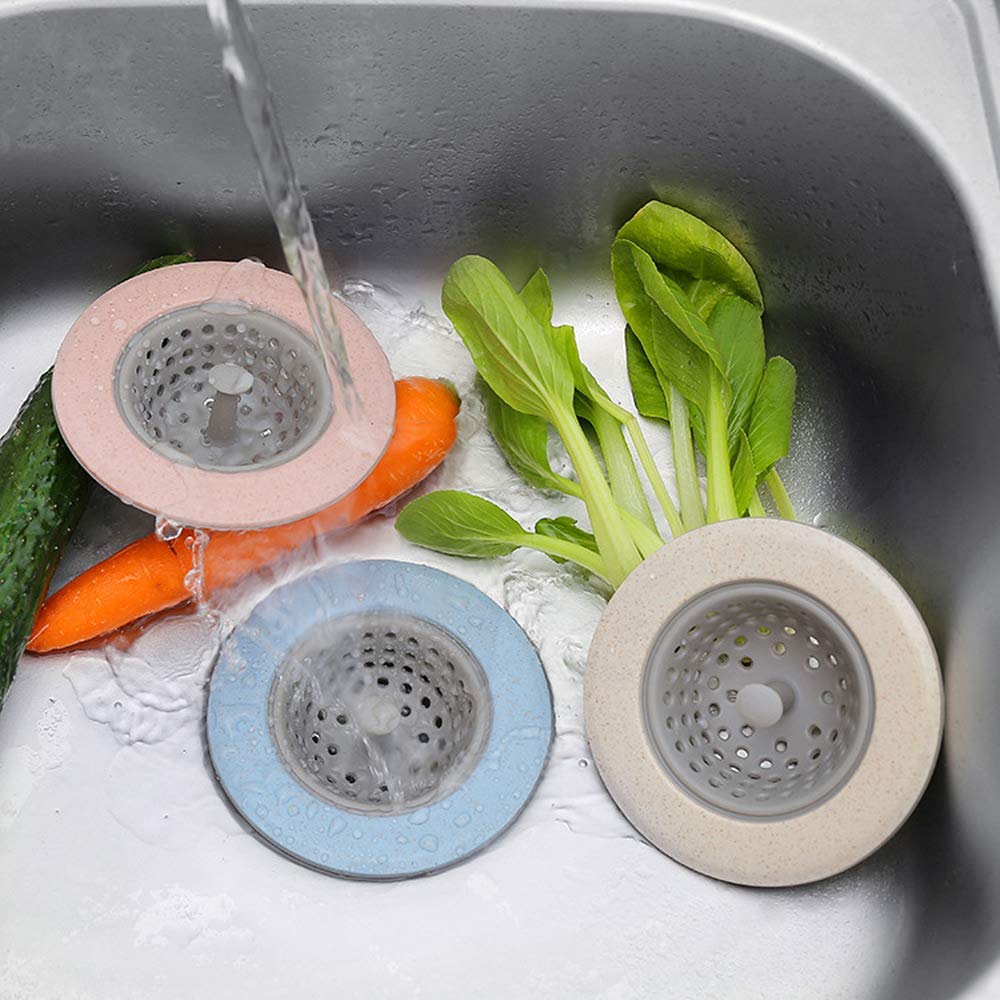 Silicone Sink Strainer Kitchen Drain Basin Basket Filter Stopper Sink Drainer