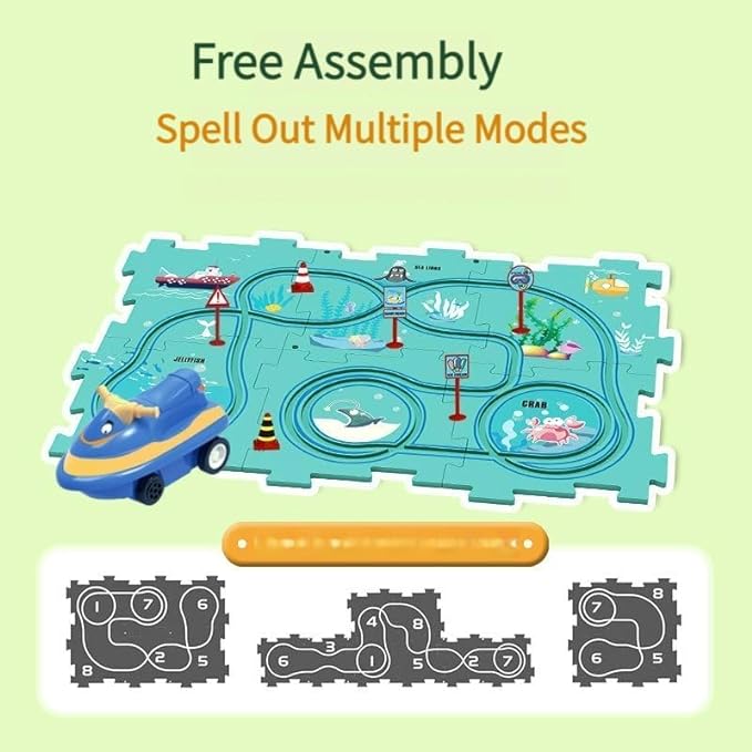 💥Children's Educational Puzzle Track Car Play Set🤩