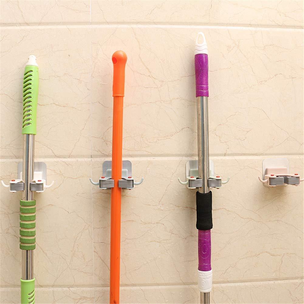 Wall Mounted Mop and Broom Hanger Holder Organiser