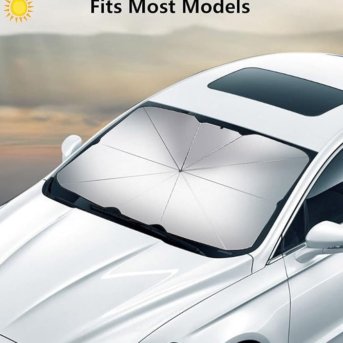 ✨Foldable Reflective Car Umbrella for Sun Heat Protection