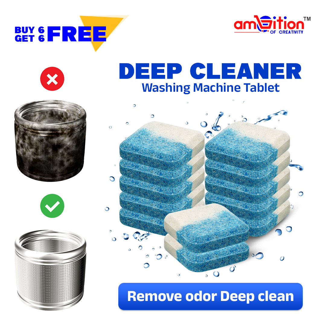 MEGA Offer - Washing Machine Cleaner Tablets ( BUY 6 Get 6 FREE)