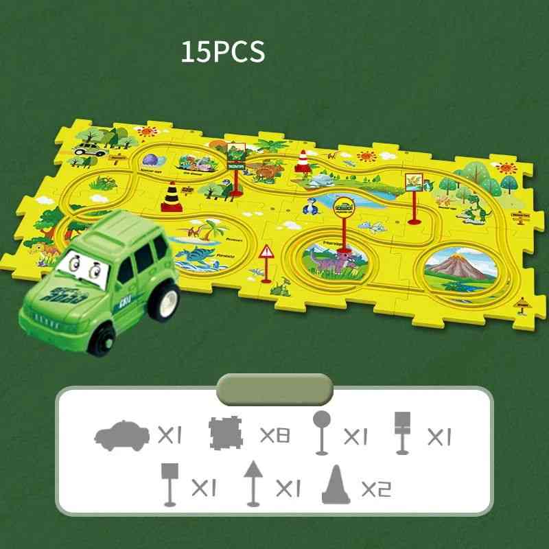 💥Children's Educational Puzzle Track Car Play Set🤩