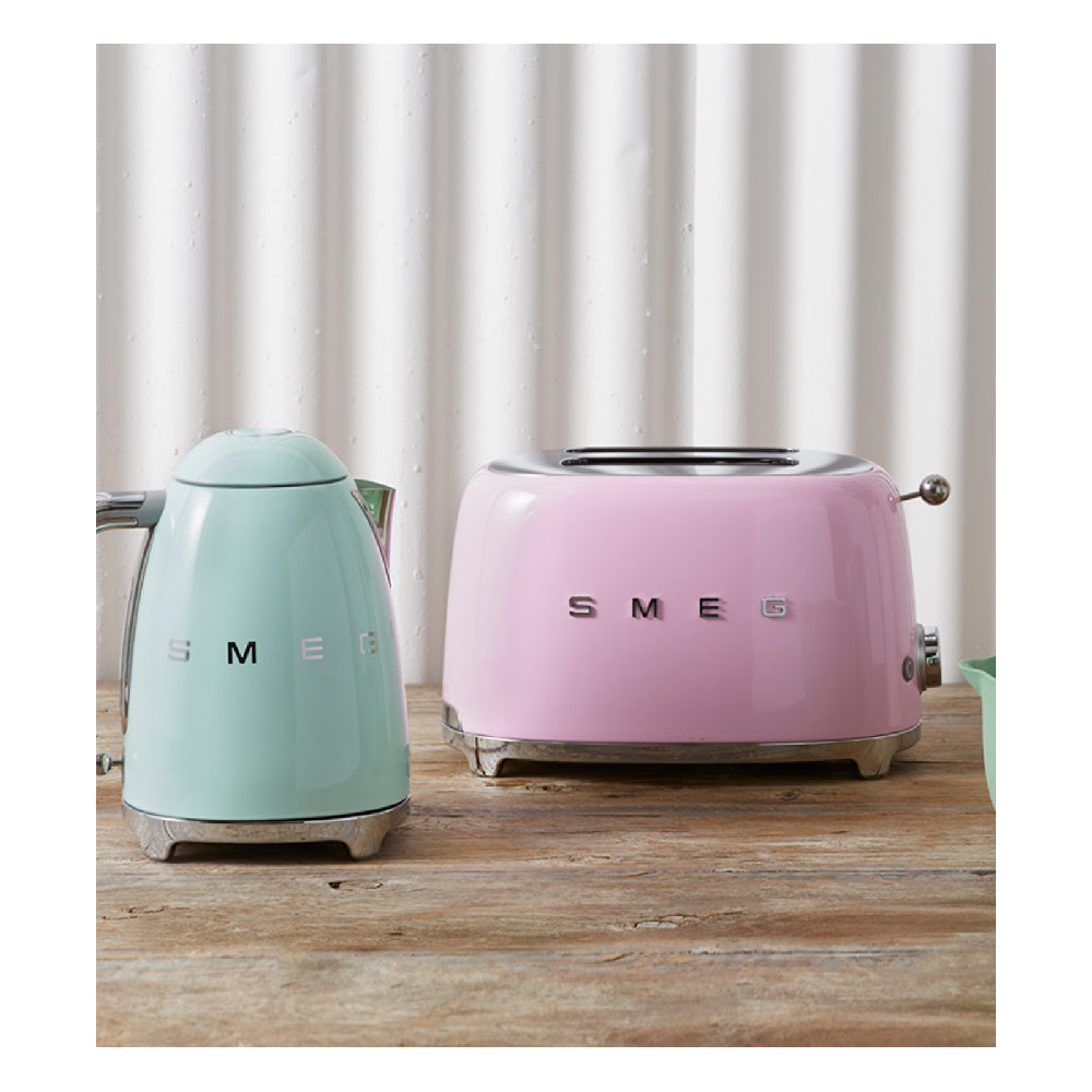 Smeg Retro Stainless Steel Pop up 2 Slice Toaster