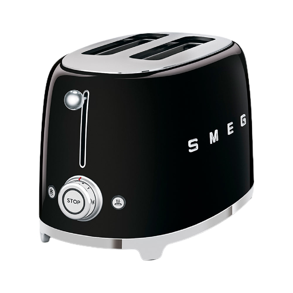 Smeg Retro Stainless Steel Pop up 2 Slice Toaster