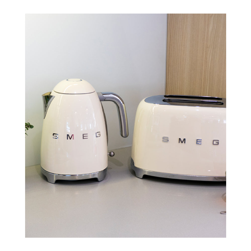 Smeg Retro Stainless Steel Pop up 2 Slice Toaster