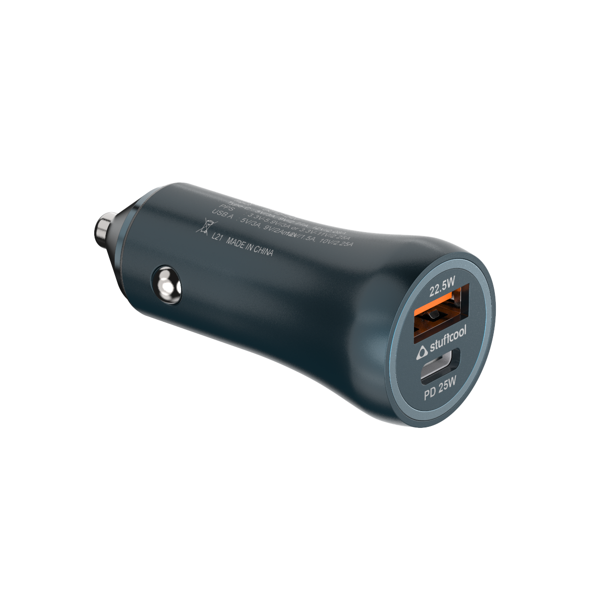 Ultimus 47W Dual Port Type C PD Car Charger