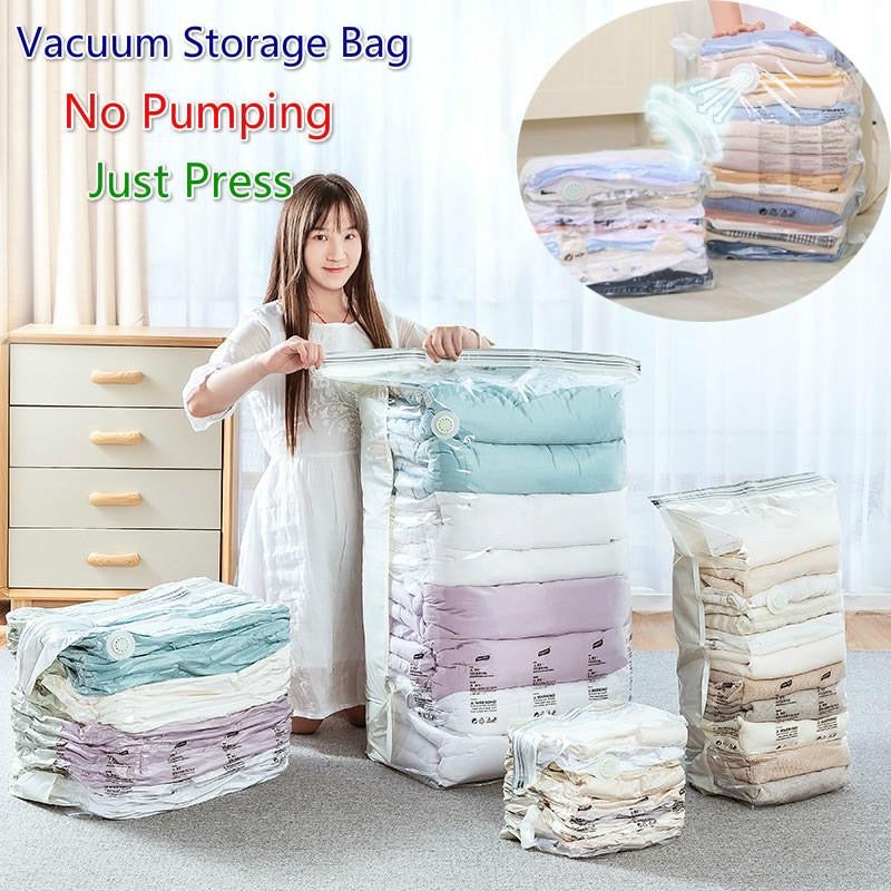 ✨Space Saving Storage Vacuum Bags (Pack of 5 & 1 hand Pump)