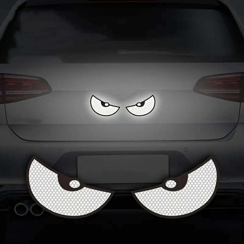 Reflective Car Stickers - Improve Your Vehicle's Visibility & Safety  (2 pcs)