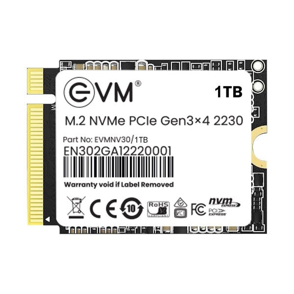 EVM M.2 2230 NVMe 1TB SSD