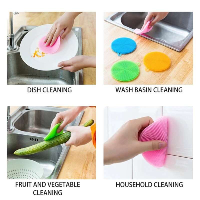 ✨Multipurpose Silicone Sponge Scrubber✨