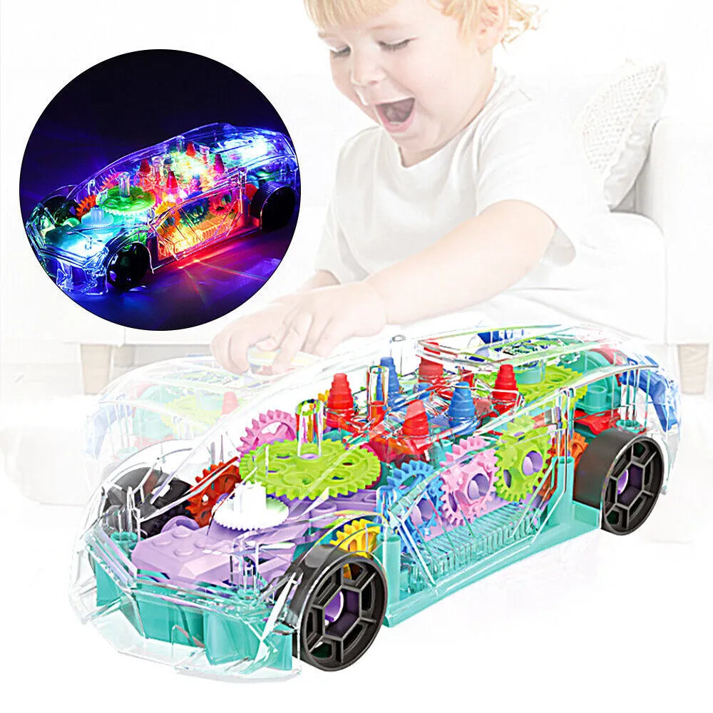 🚘Super Car Toy for Kids with 3D Flashing Led Lights & Music🎶